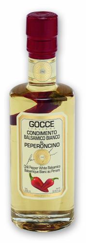 K0451 Condimento Balsamico Bianco con Peperoncino  (250 ml - 8.45 fl. oz)