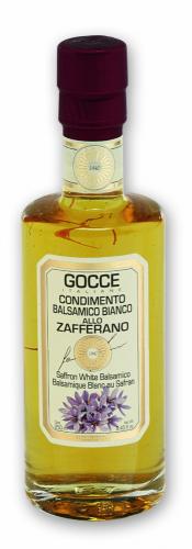 K0459 Condimento Balsamico Bianco con Zafferano -  (250 ml - 8.45 fl. oz)