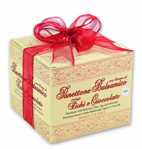 Panettone avec crème balsamique, figues et chocolat - K3060 (750 g - 26.46 oz)